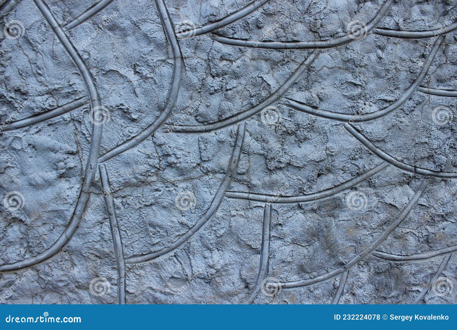 patterns on a concrete wall. macro. russia.