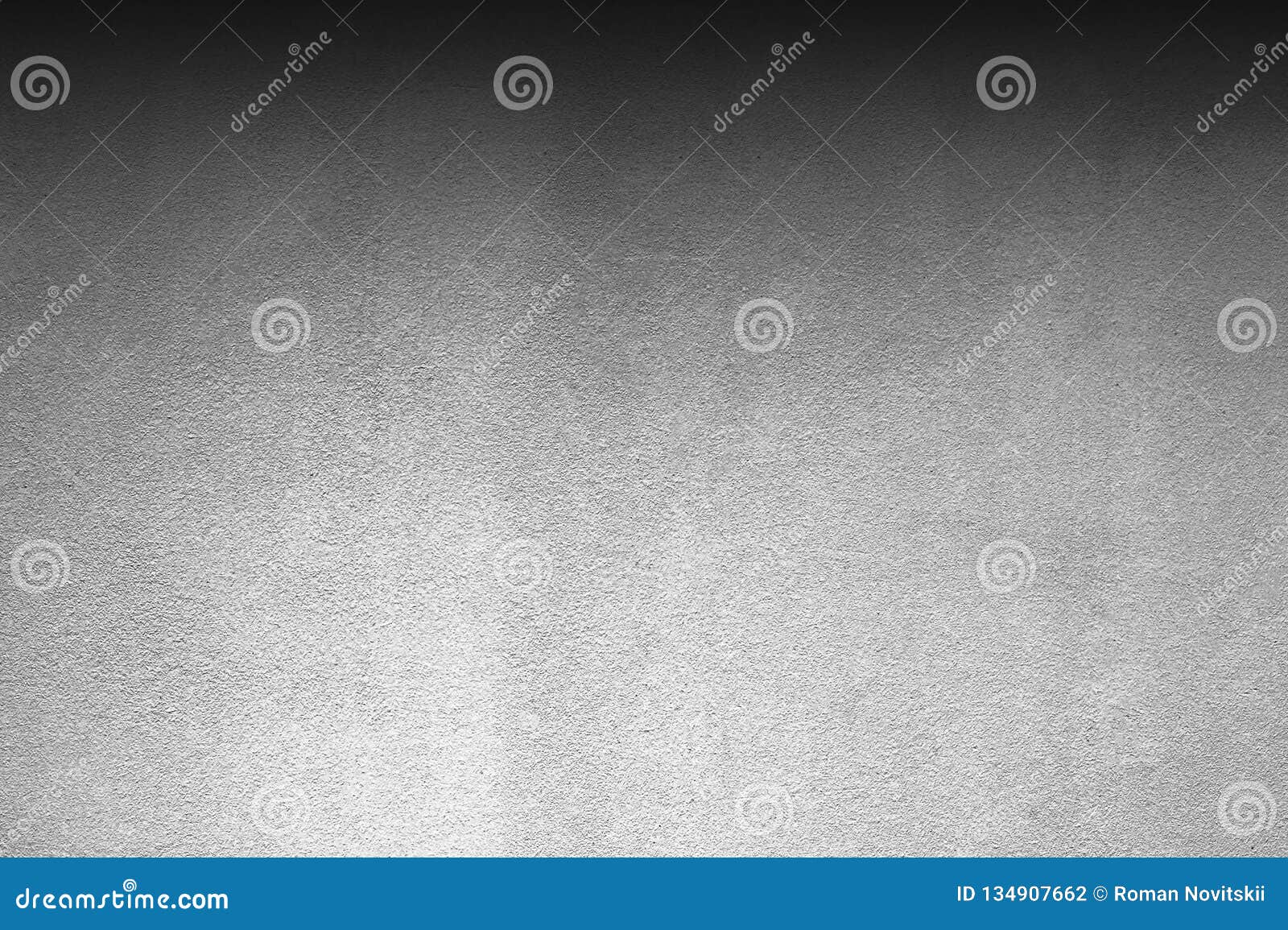 Gray Concrete Wall with Uneven Gradient of Light. Background Stock ...