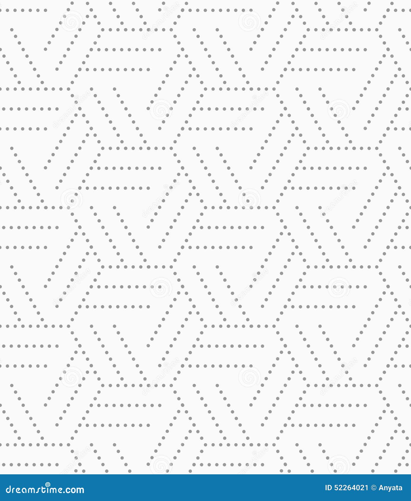 Gray dotted hexagons grid stock vector. Illustration of grid - 52264021