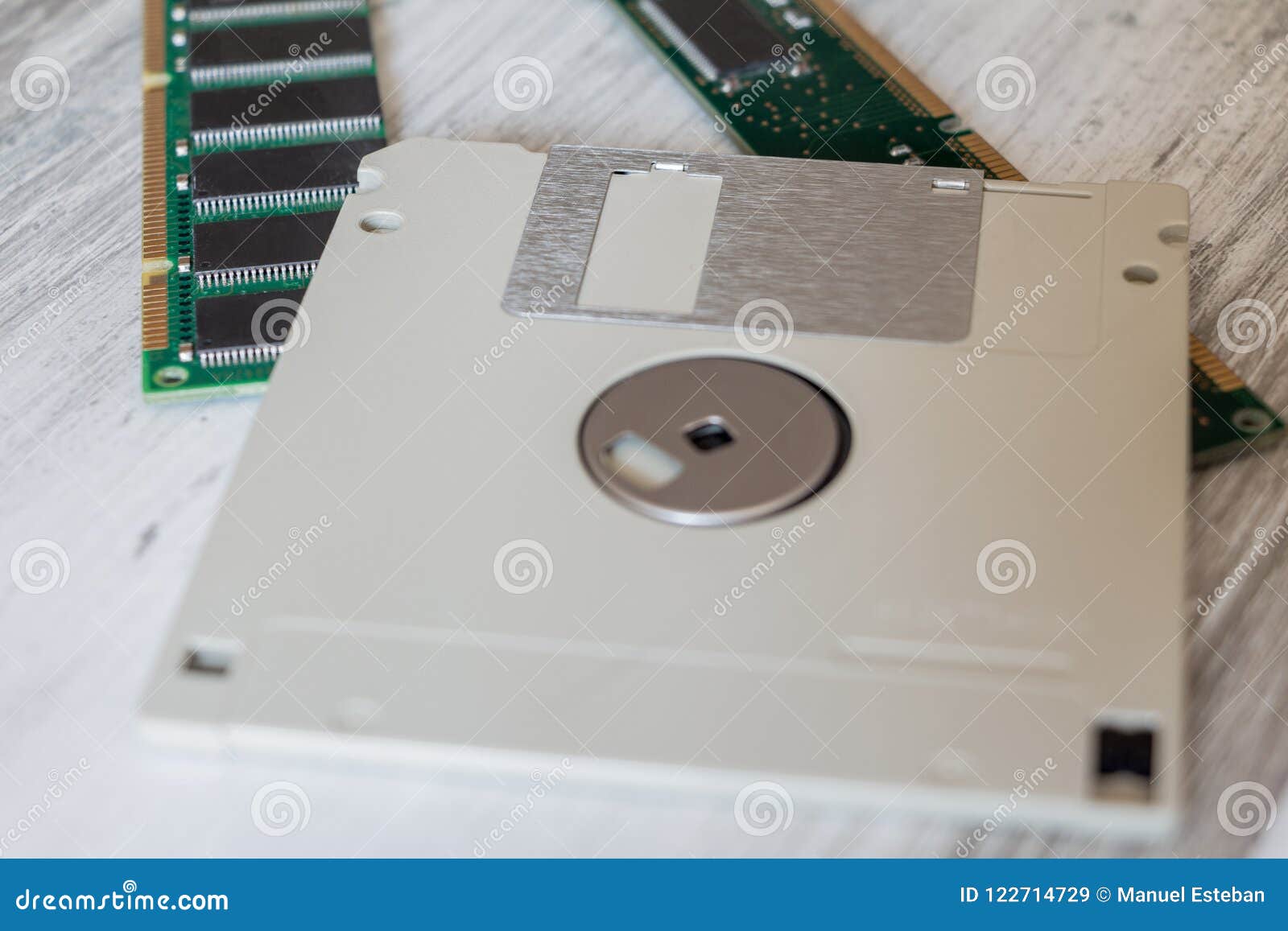 Floppy Disk And Computer Random Access Memory Ram Modules Stock Image Floppy Disk And Computer Random Access Memory Ram Modules Stock Image
