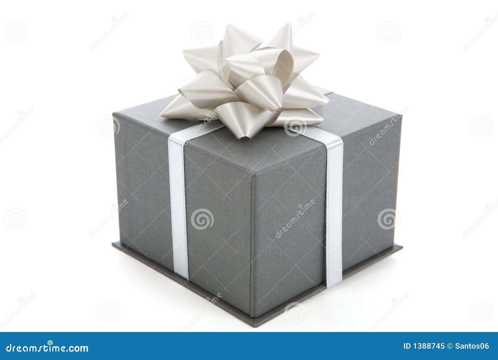A gray gift stock image. Image of advertising, astonishment 1388745