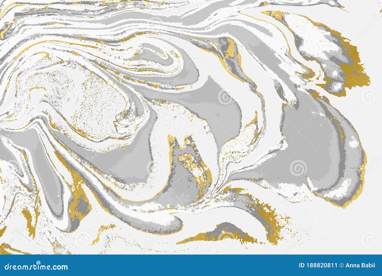 gray and gold agate ripplle pattern. light marble background.