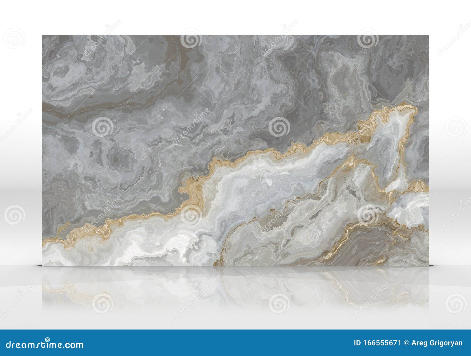 Gray and Gold Marble Pattern Stock Illustration Illustration of decoration, construction