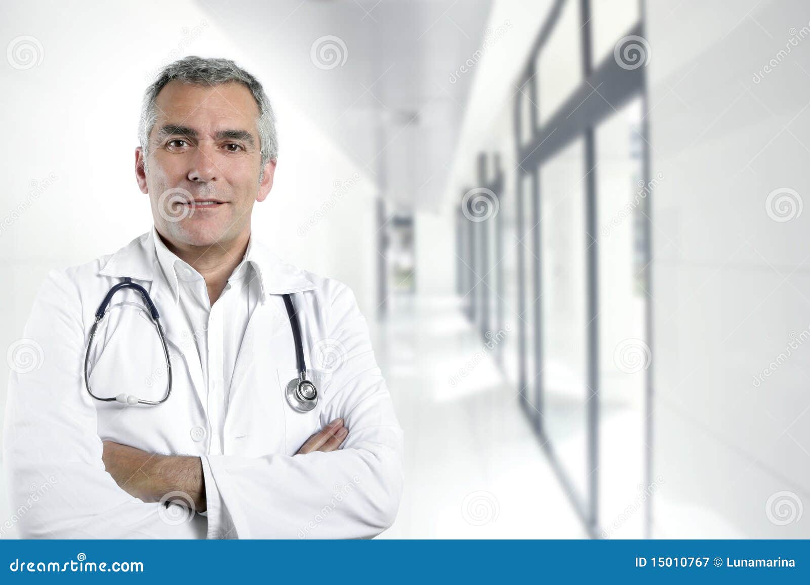 gray hair expertise senior doctor hospital