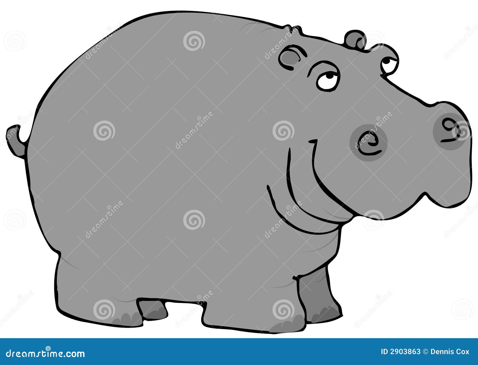 free cartoon hippo clipart - photo #35