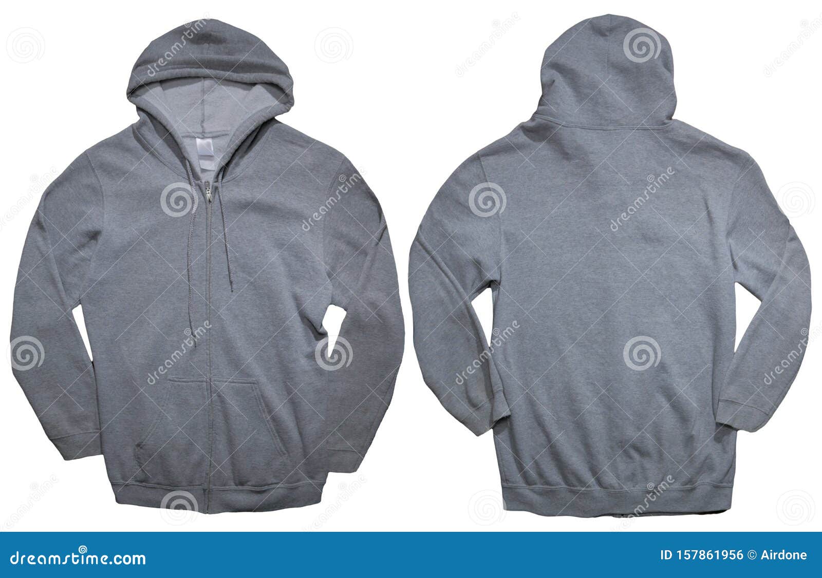 Download Gray Hoodie Mock up stock photo. Image of gray, shirt ...