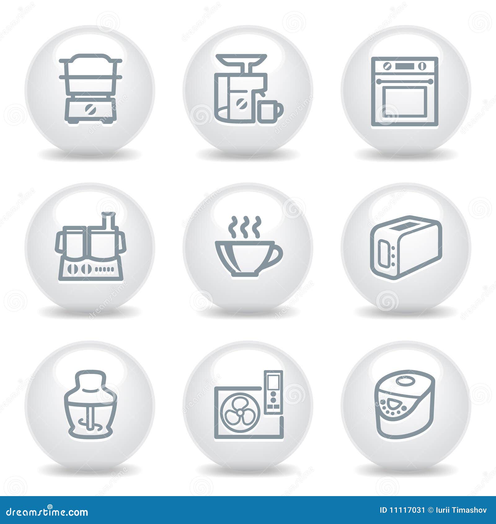 Gray icons set 17 stock vector. Illustration of icons 11117031