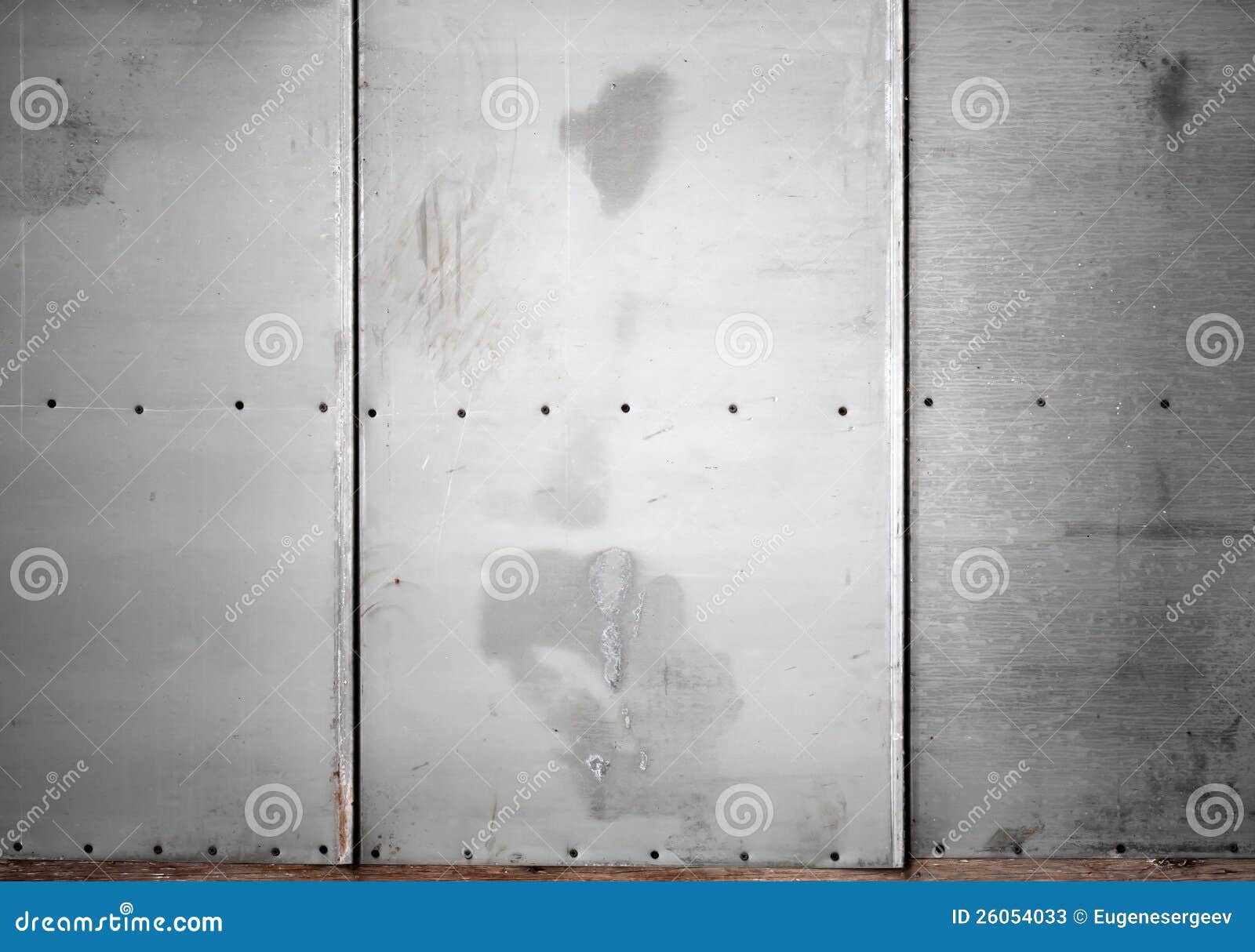 Gray Metal Wall with Screws Background Texture Stock Image Image of