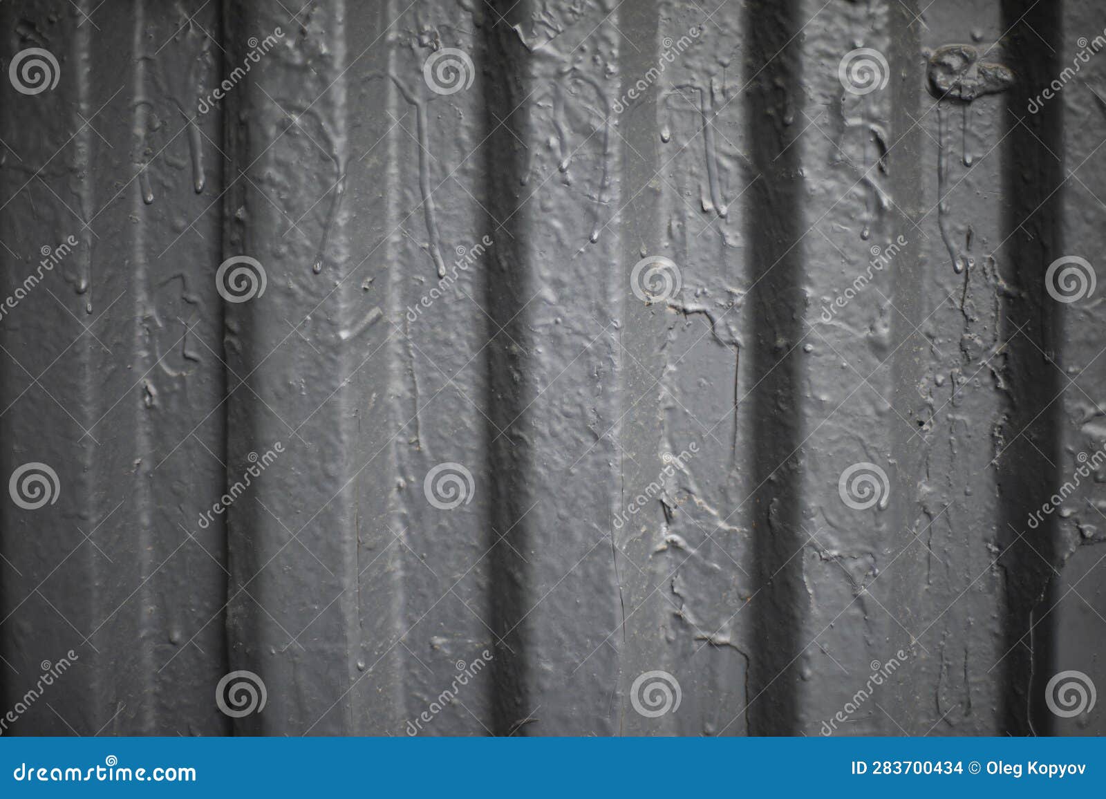 Gray Paint on Fence. Thick Coat of Paint Stock Photo Image of texture