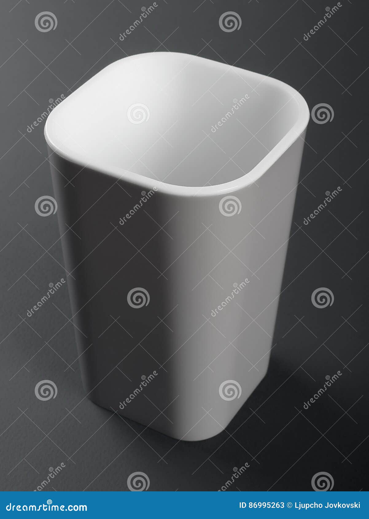 Gray Plastic Toothbrush Holder Stock Image Image of hygiene