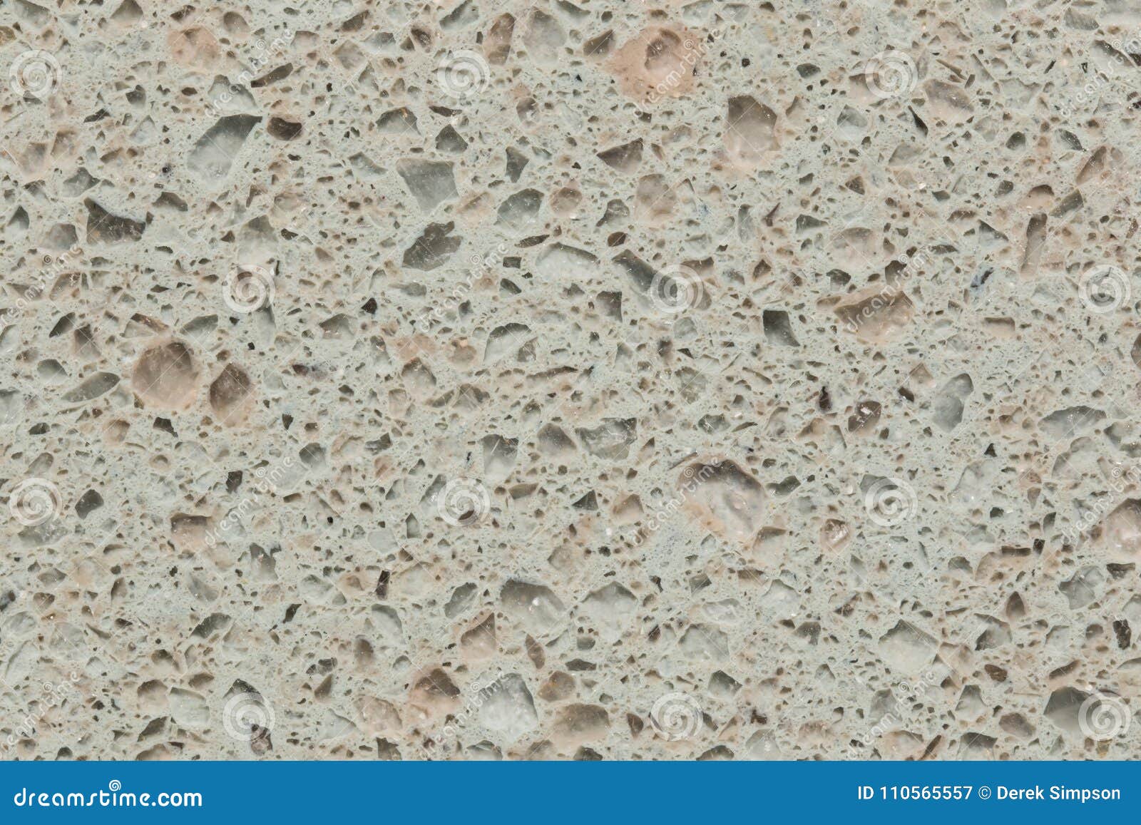 Gray Polished Artificial Stone Agglomerate Stock Image Image Of