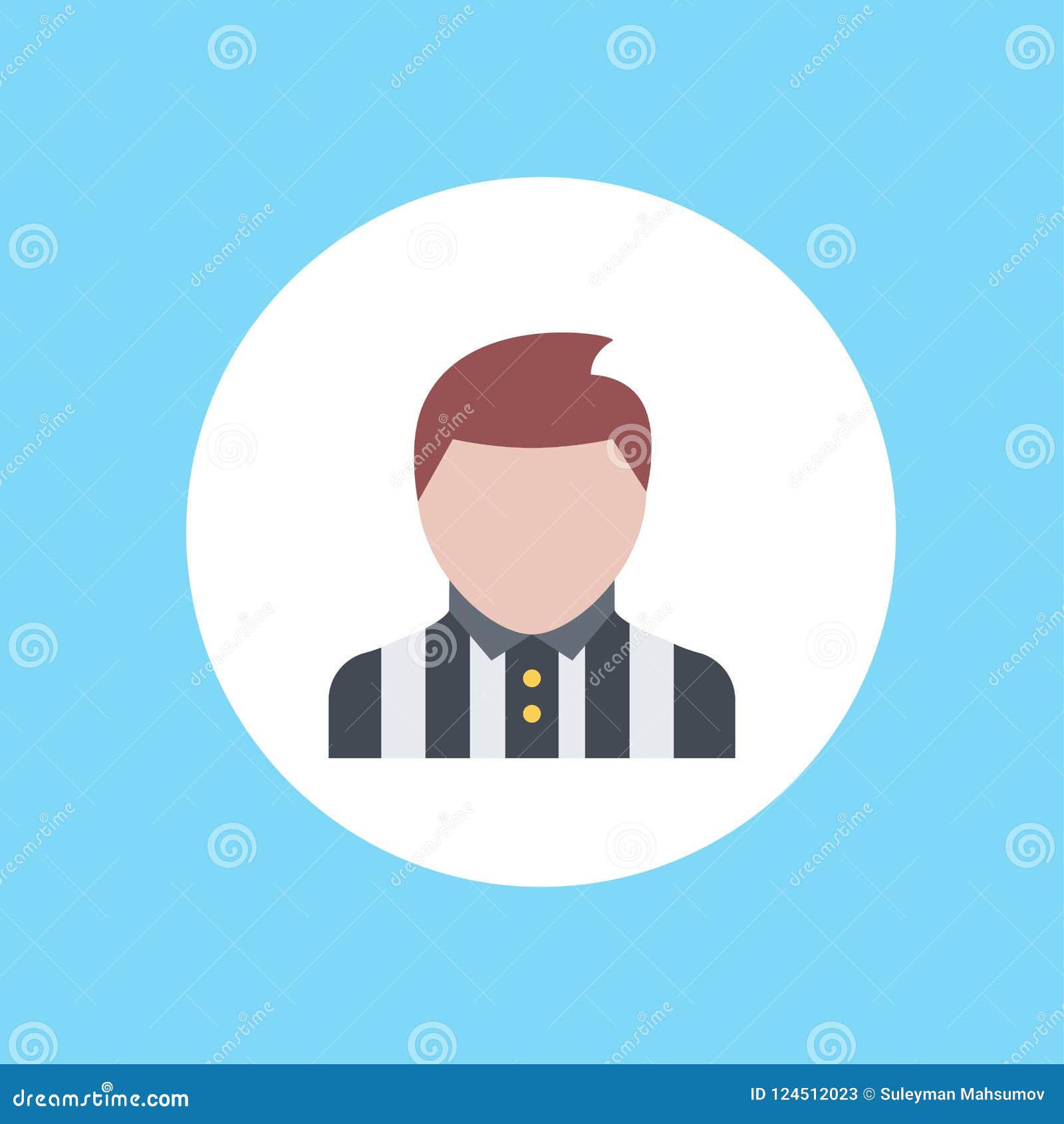 Referee Vector Icon Sign Symbol Stock Vector Illustration of goal