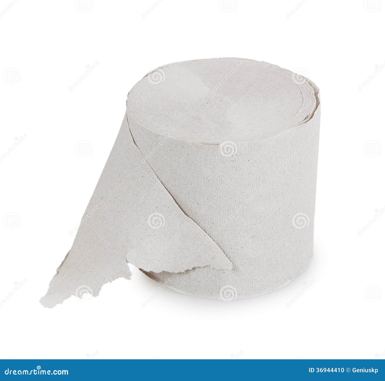 Gray roll of toilet paper stock photo. Image of flush 36944410