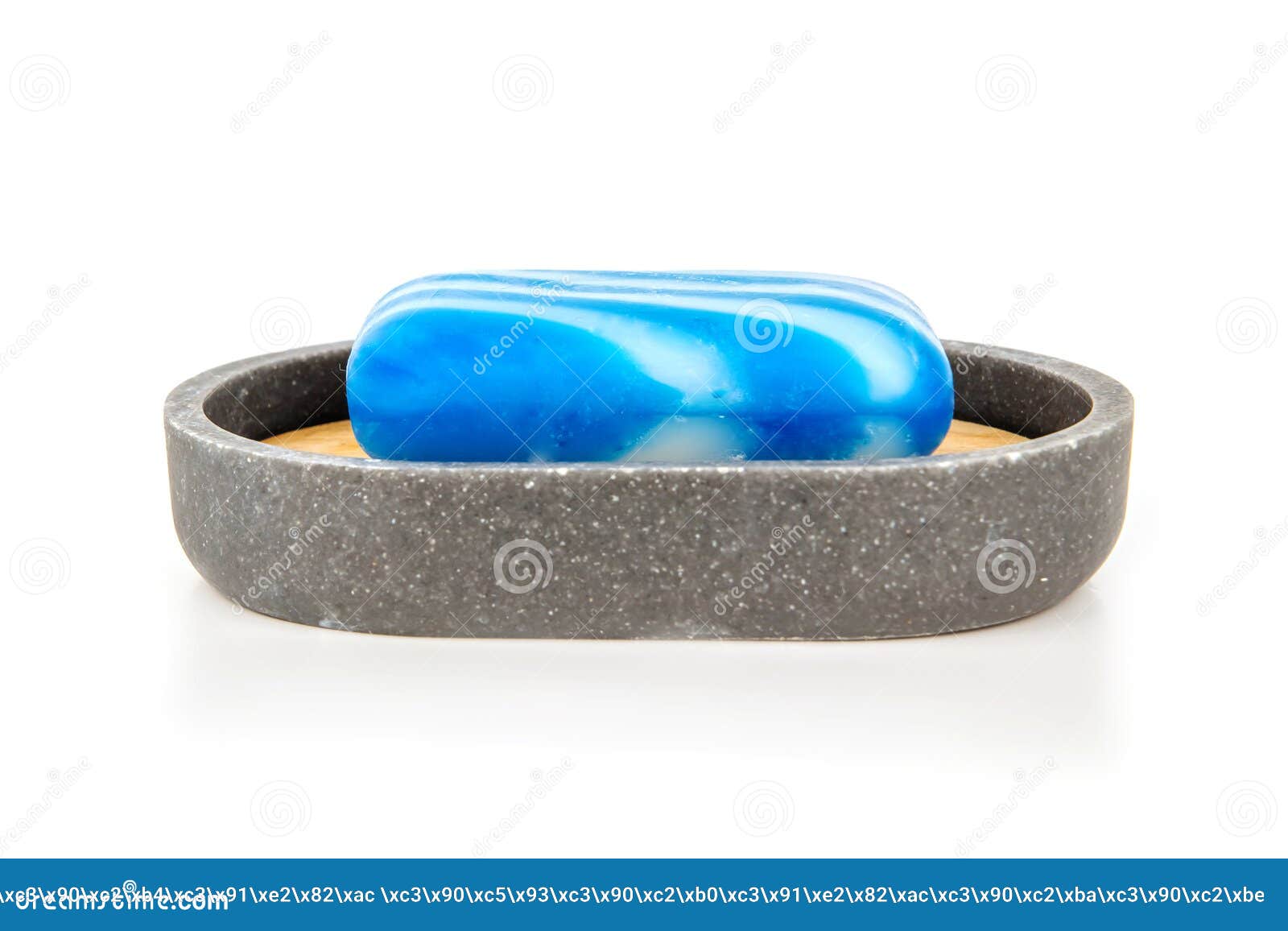 Gray Soap Dish Isolated on a White Background Stock Photo Image of