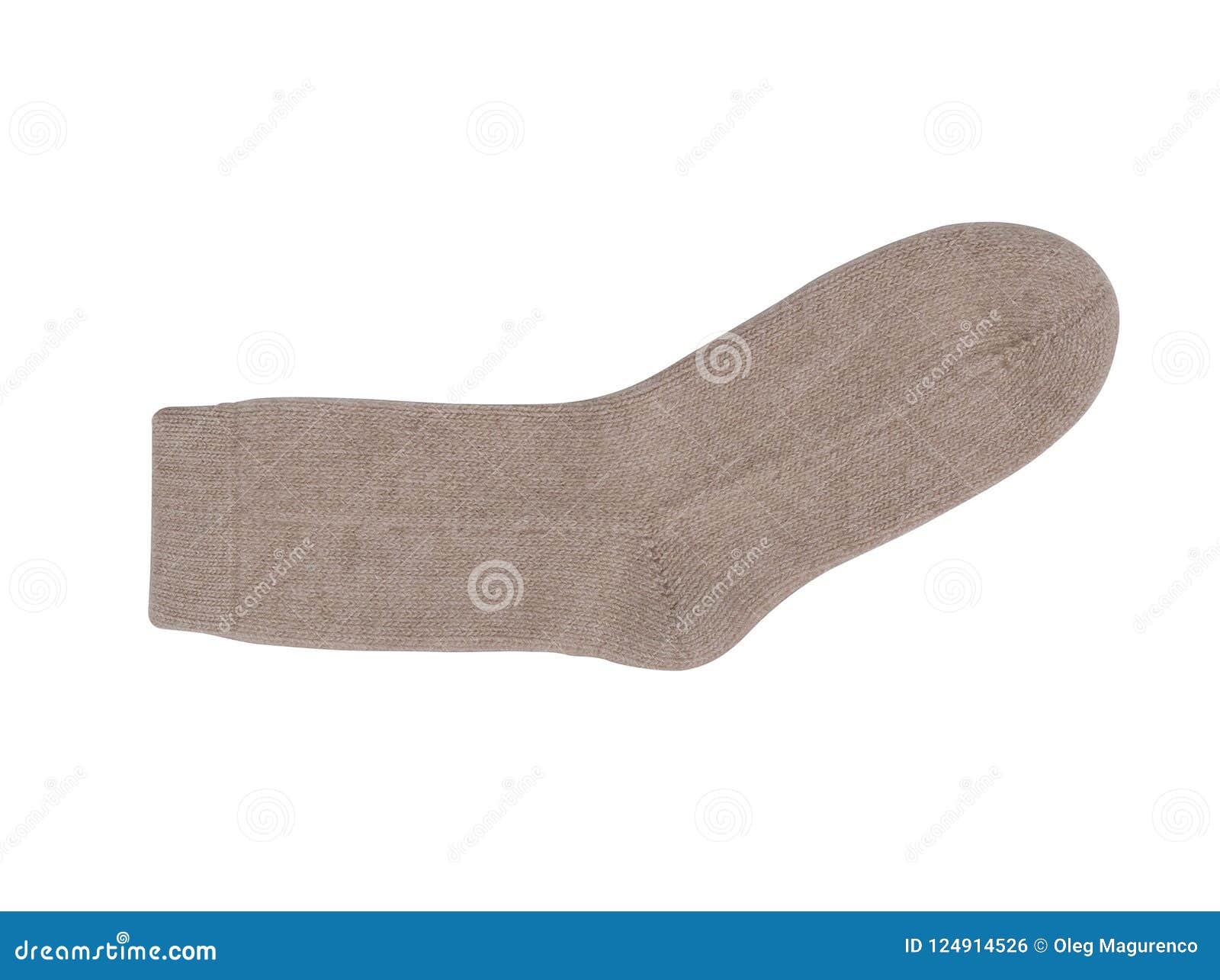 Gray Sock Isolated on a White Stock Photo - Image of foot, gray: 124914526