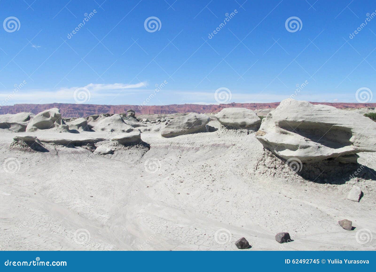 gray stone desert