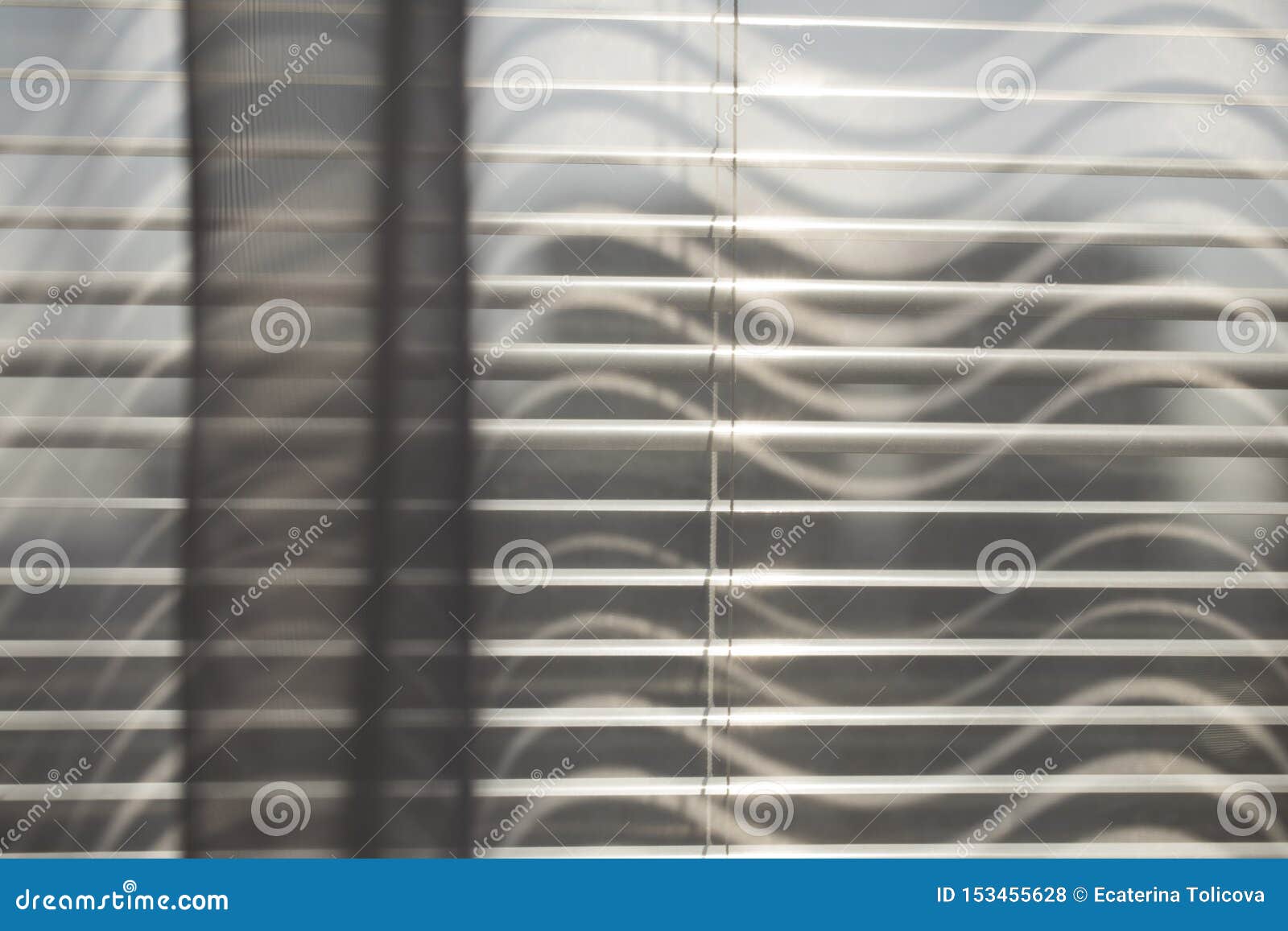 Gray Transparent Curtains at Jalousie Window Stock Photo Image of