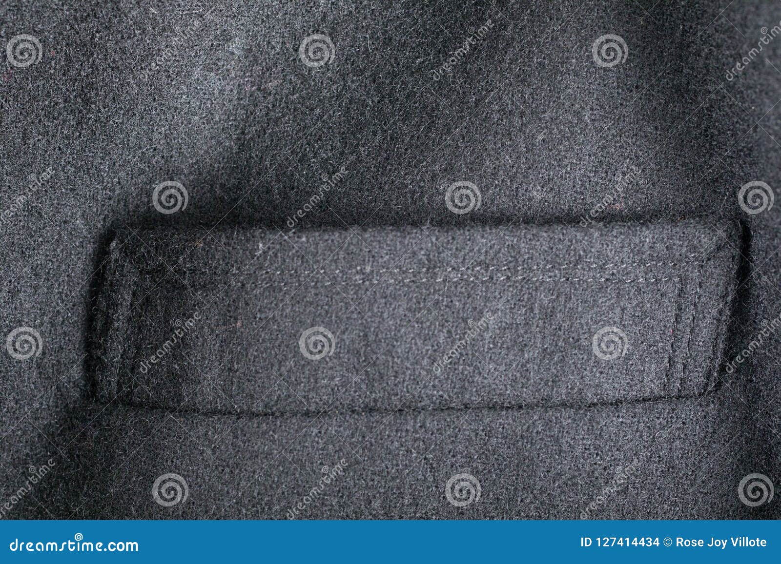 Grey Type of Cloth that Shows the Stitching for Background Stock Photo ...