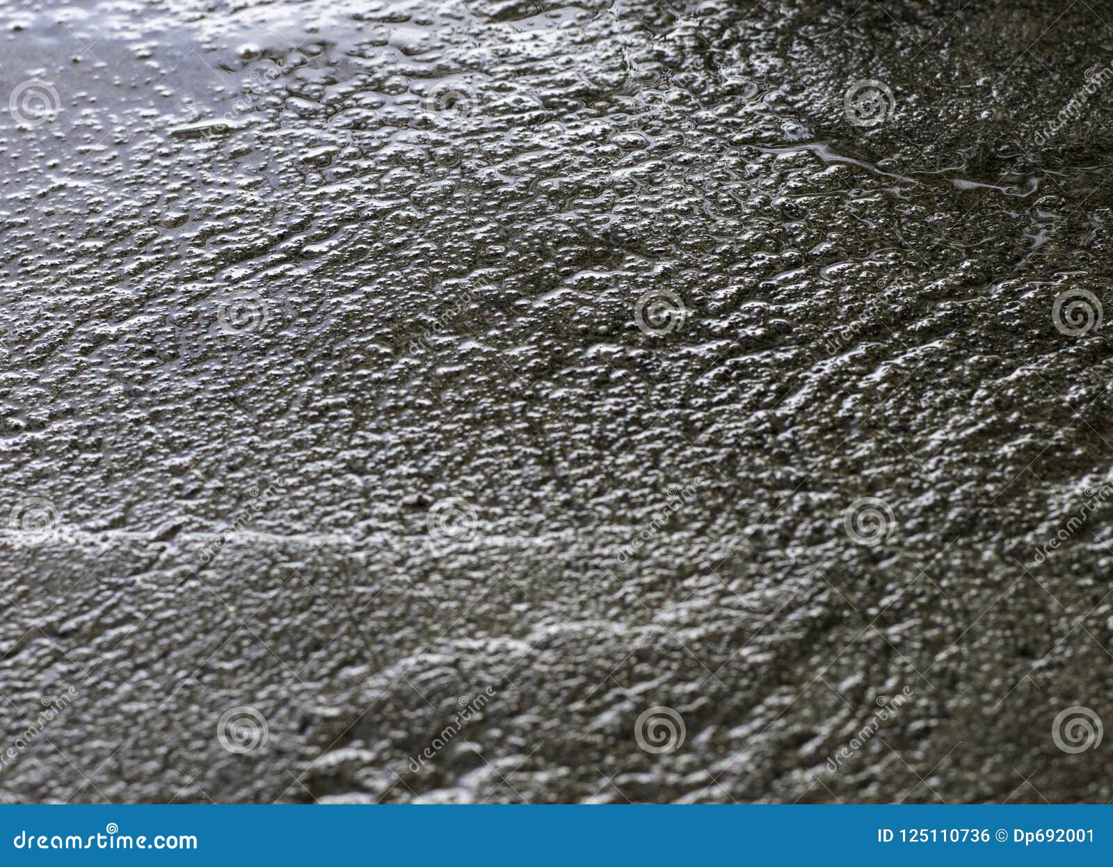 Wet concrete 2 stock photo. Image of textured, rain 125110736