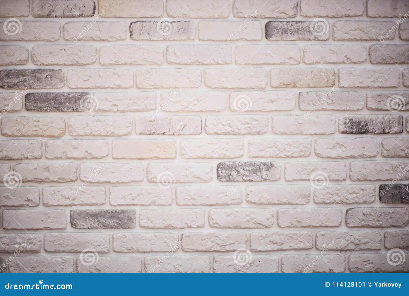 Gray and White Brick Wall Background. Texture of Painted Brick. Stock Image Image of clean