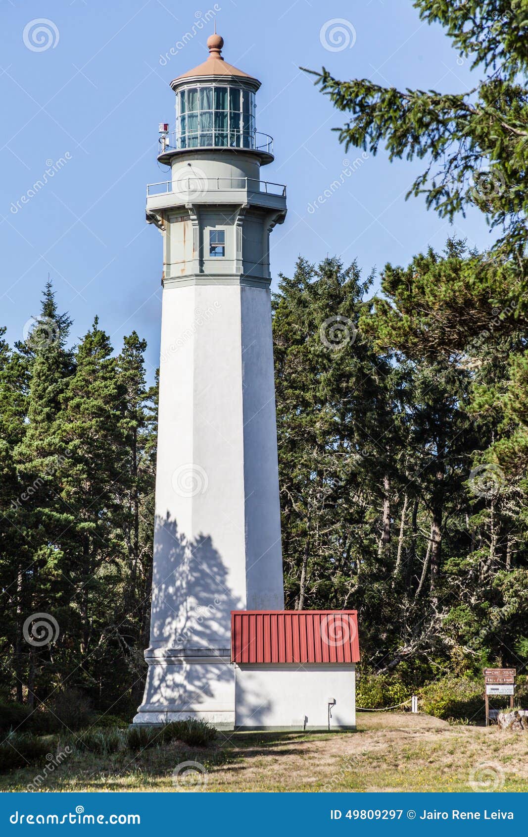 Grays Harbor Lighthouse stock image. Image of visit, harbor 49809297