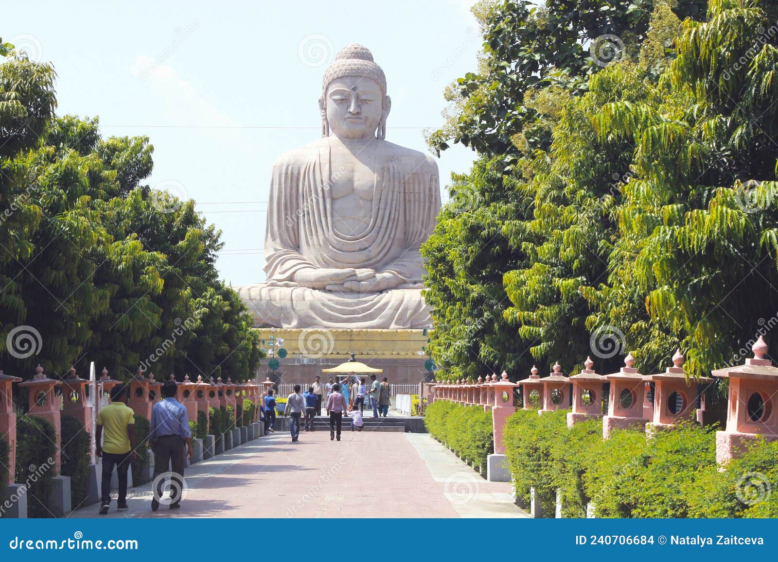 The Great Buddha Statue. Bodh Gaya, India Editorial Stock Image Image