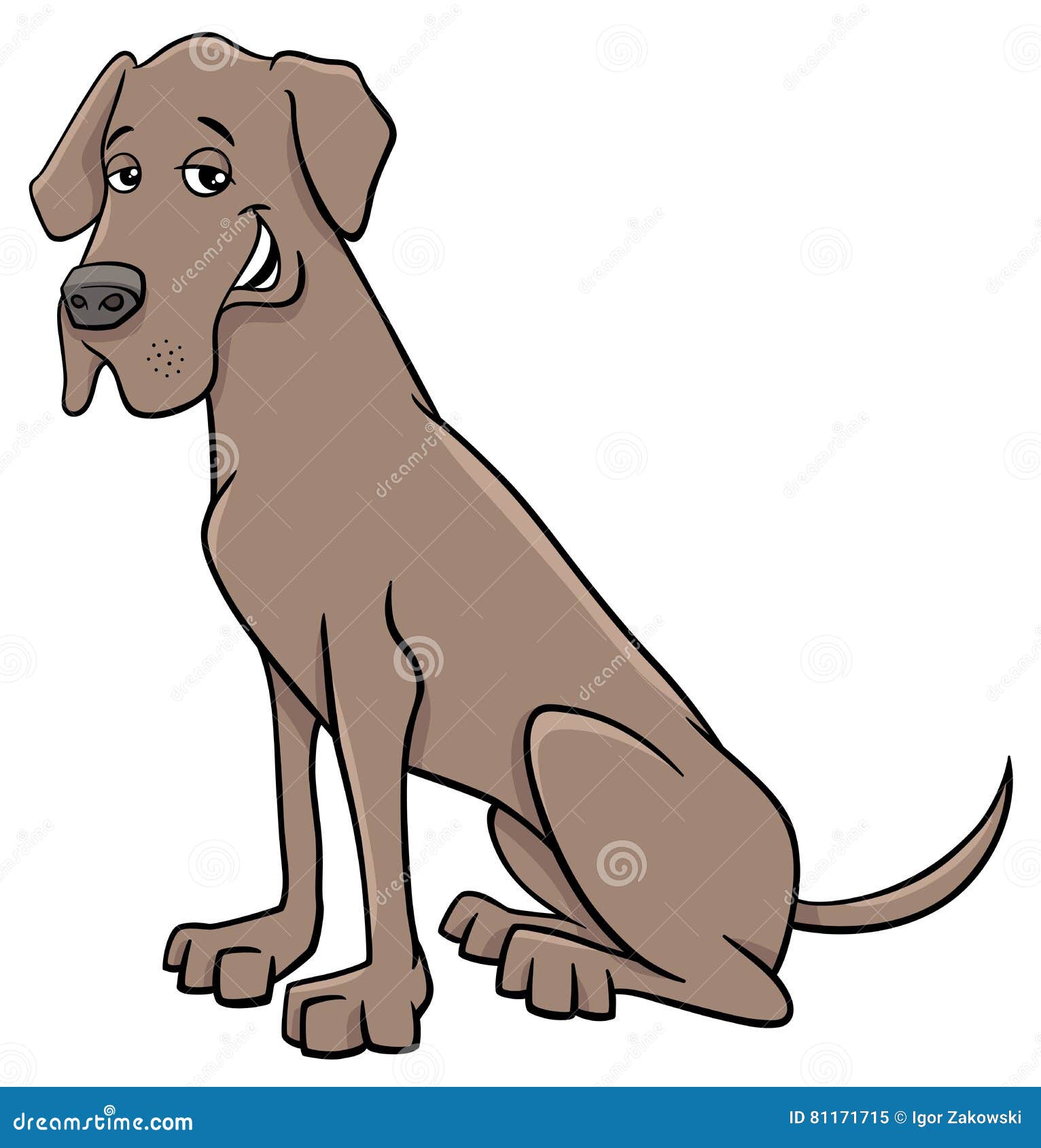 Great dane dog cartoon stock vector. Illustration of pedigree - 81171715 Great dane dog cartoon stock vector. Illustration of pedigree - 81171715