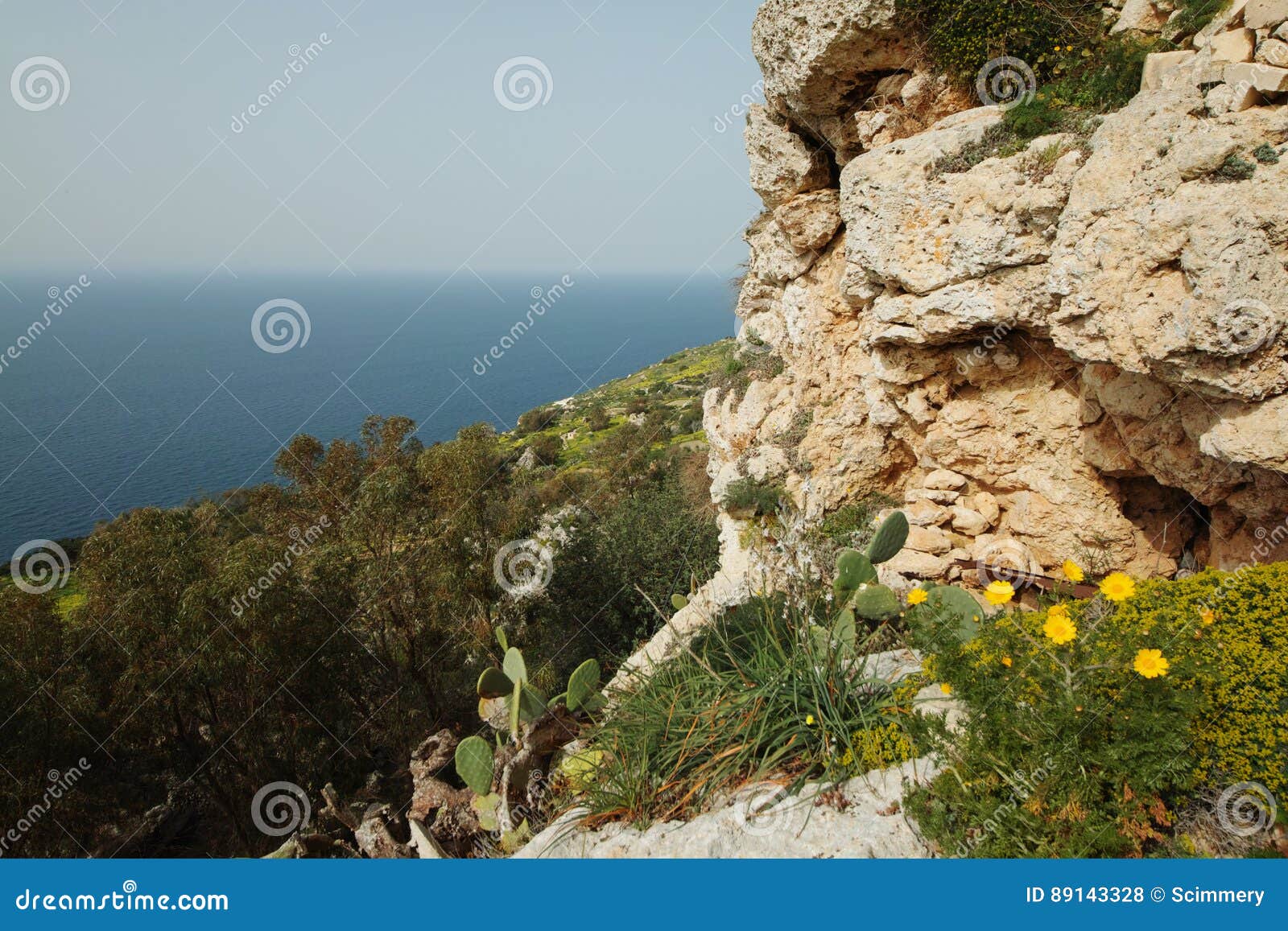 dingli cliffs in malta.
