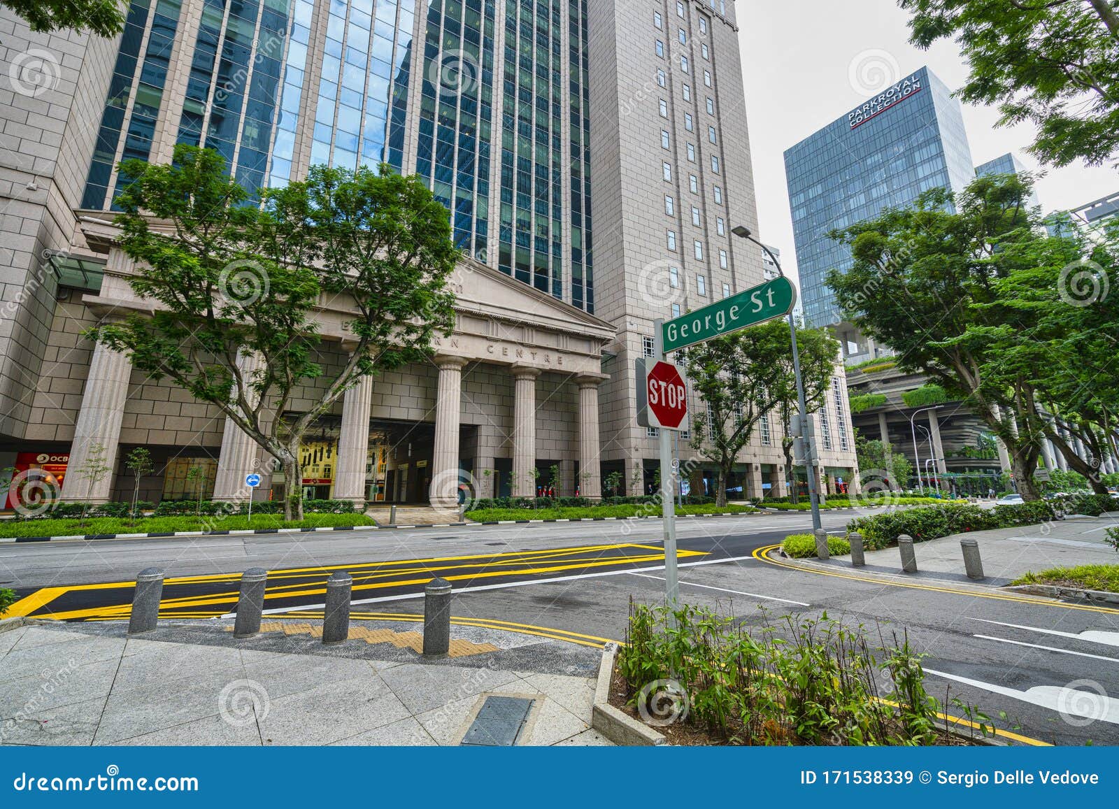 Great Eastern Centre Building in Singapore Editorial Stock Image