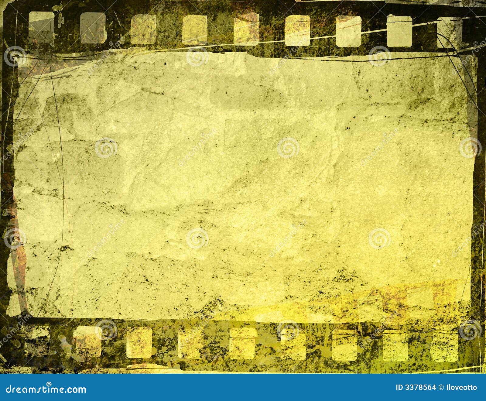 Great film frame stock illustration. Illustration of decay 3378564