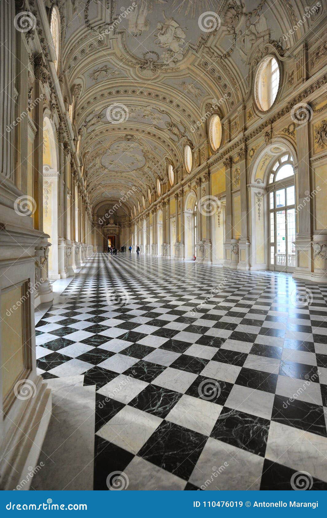 The inside of the Palace of Venaria (Italian: Reggia di Venaria