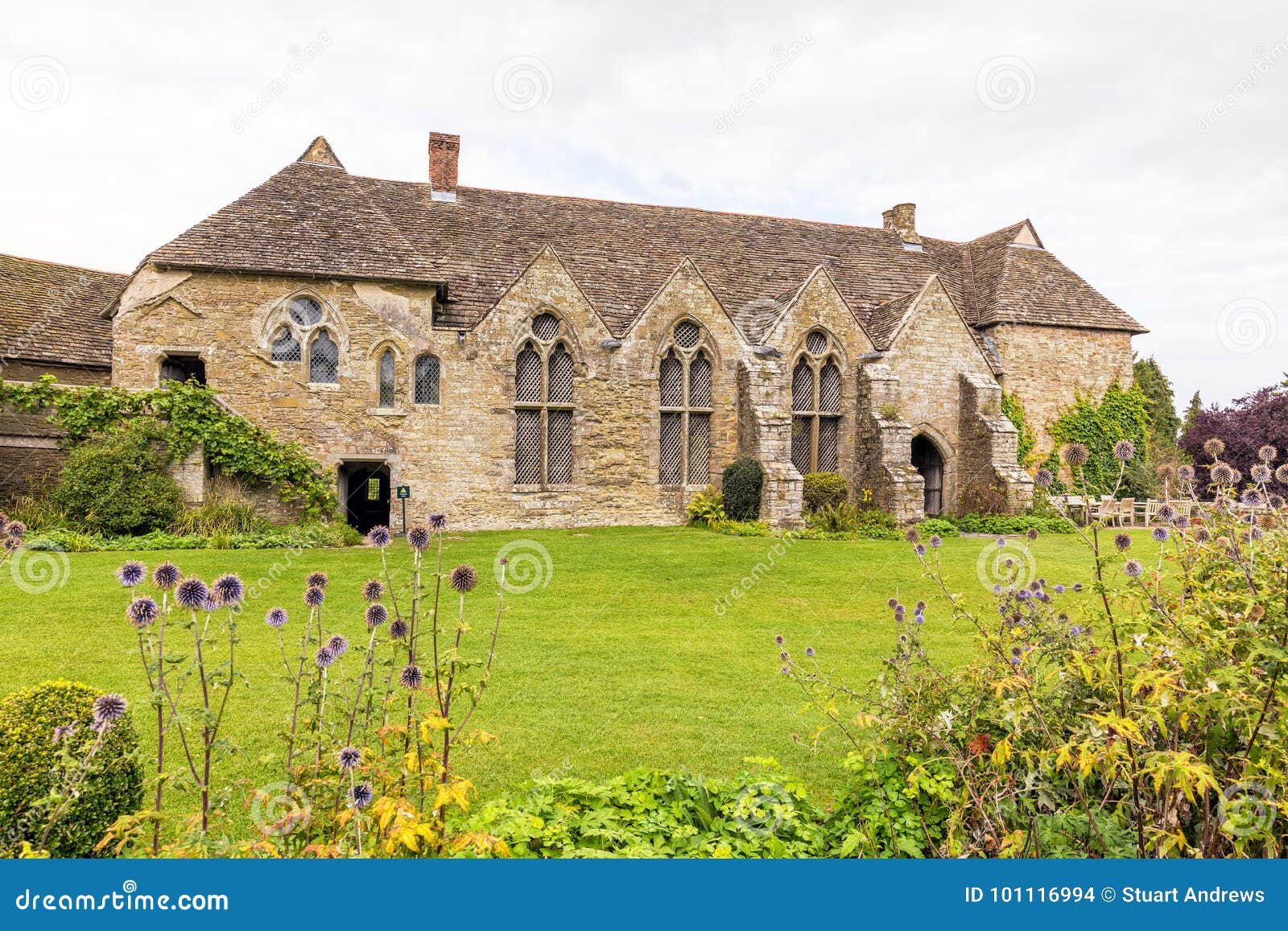 the great hall, stokesay castle, shropshire, england.