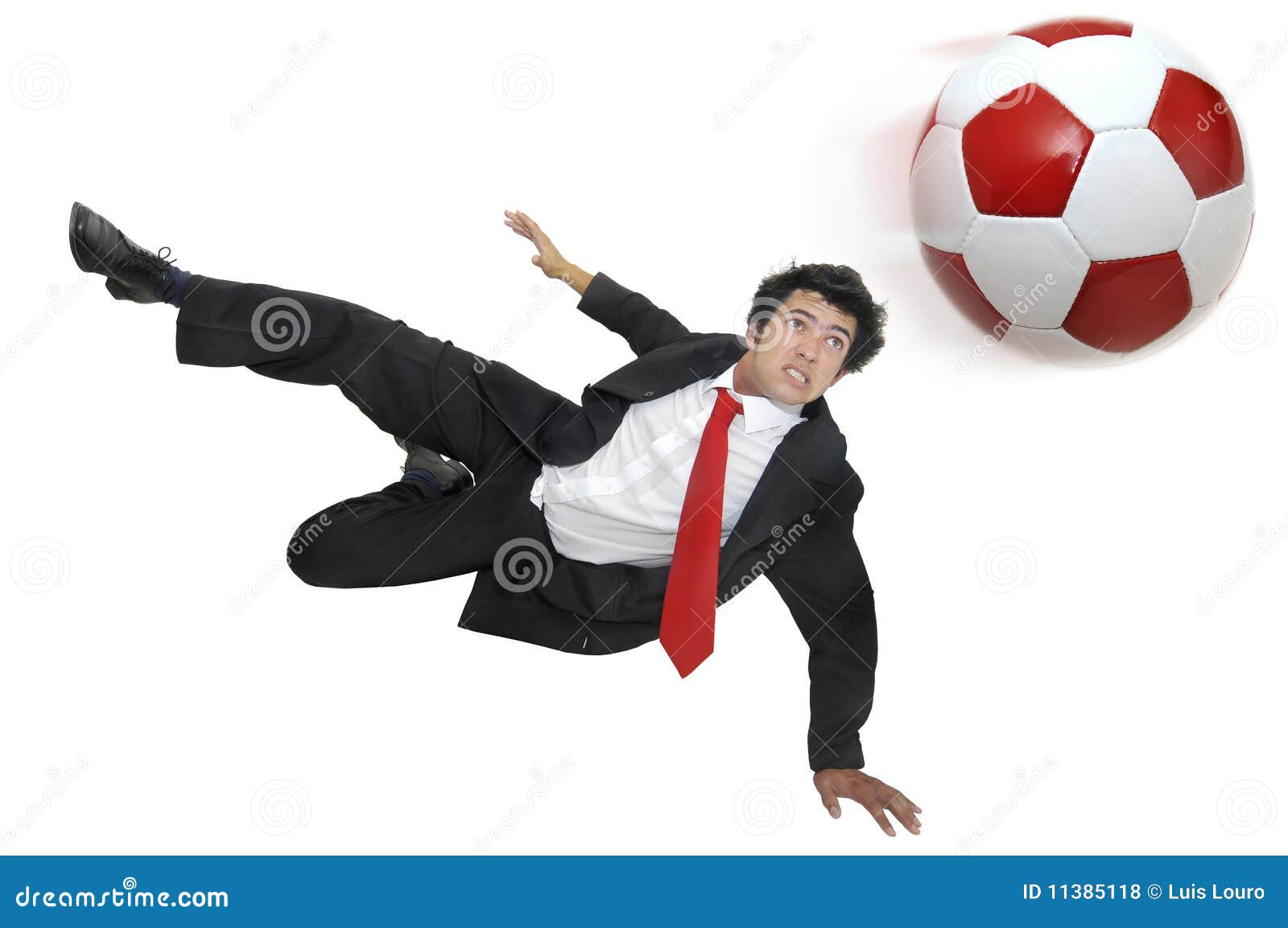 Great kick stock photo. Image of corporate, kick, footballer - 11385118