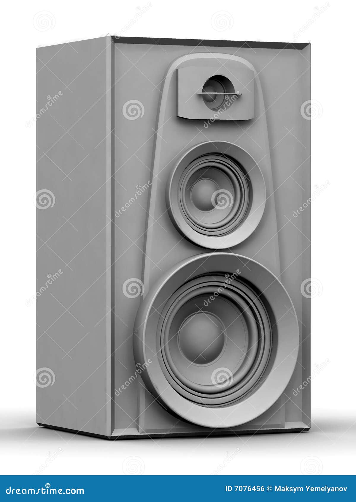 Great loud speakers. stock illustration. Illustration of riot 7076456