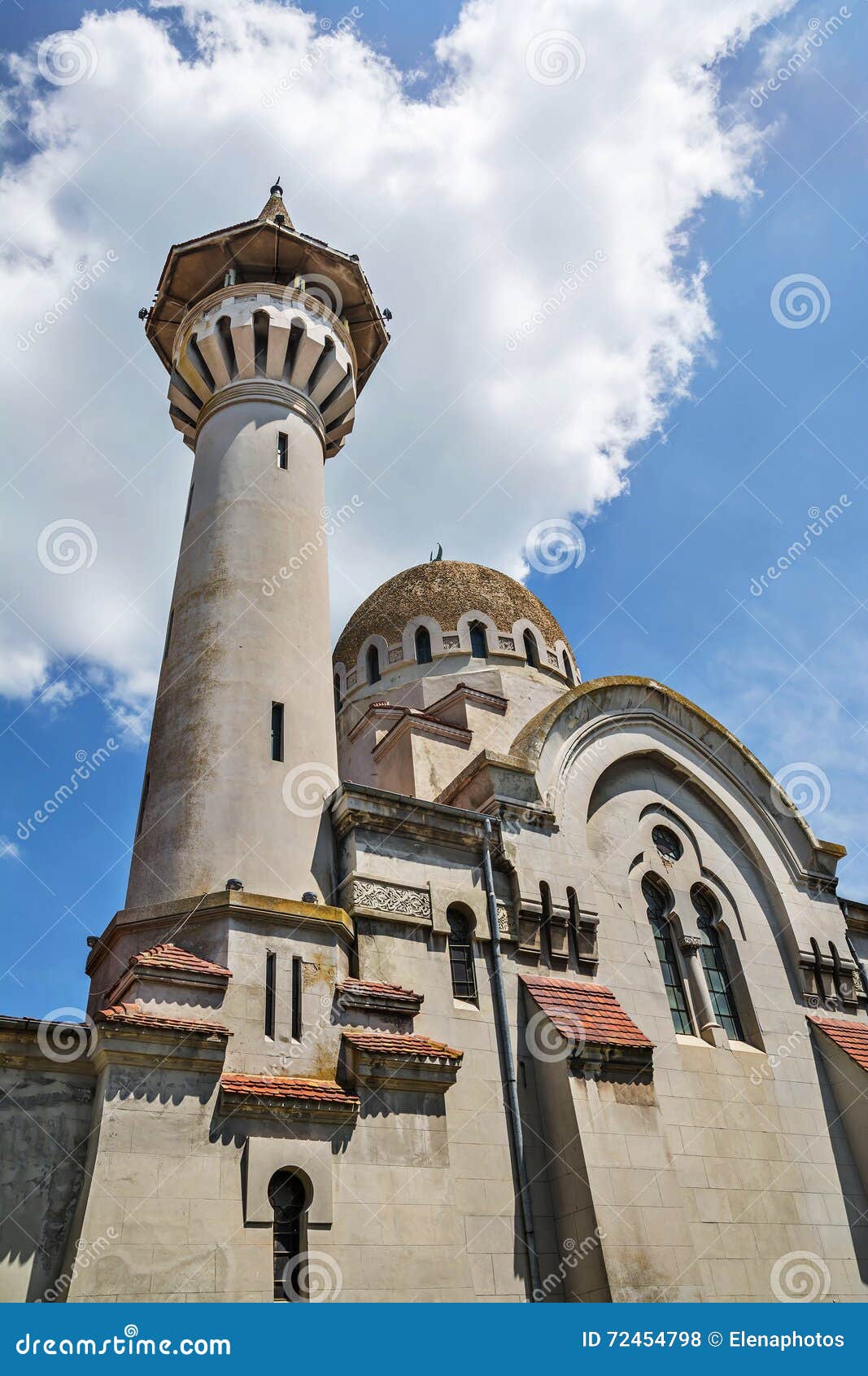 the great mahmudiye mosque, constanta, romania