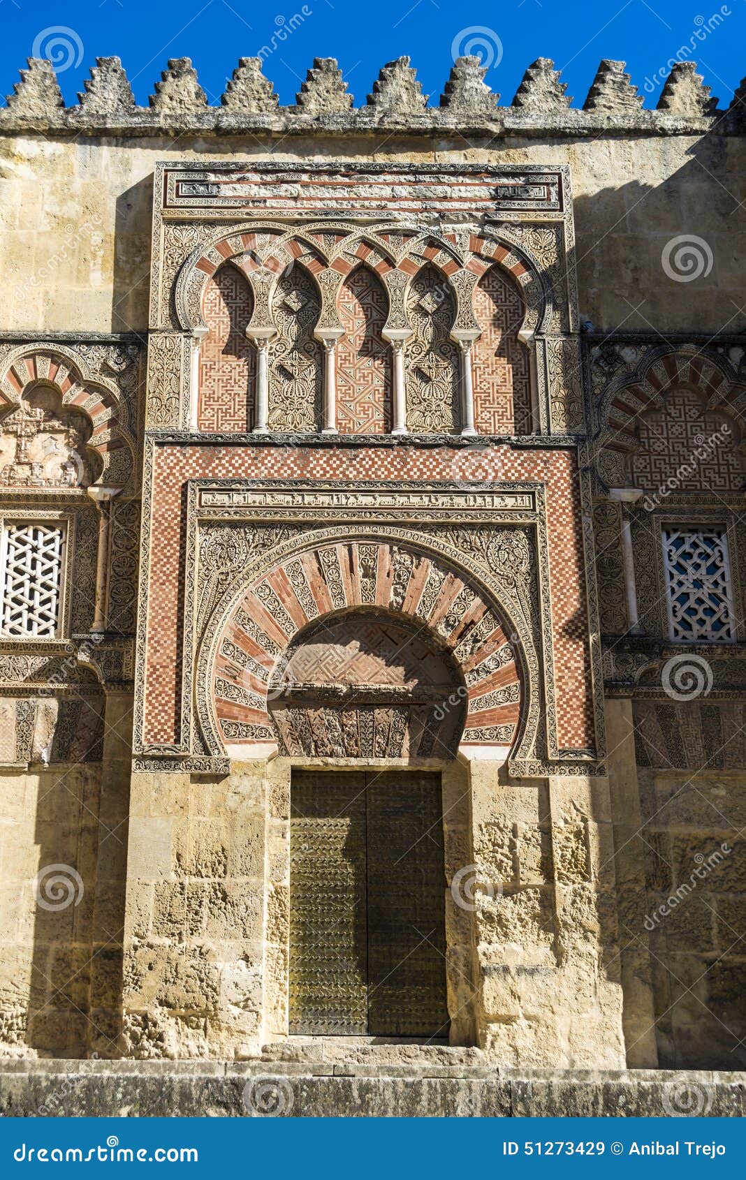 great mosque of cordoba andalusia spain stock image image of