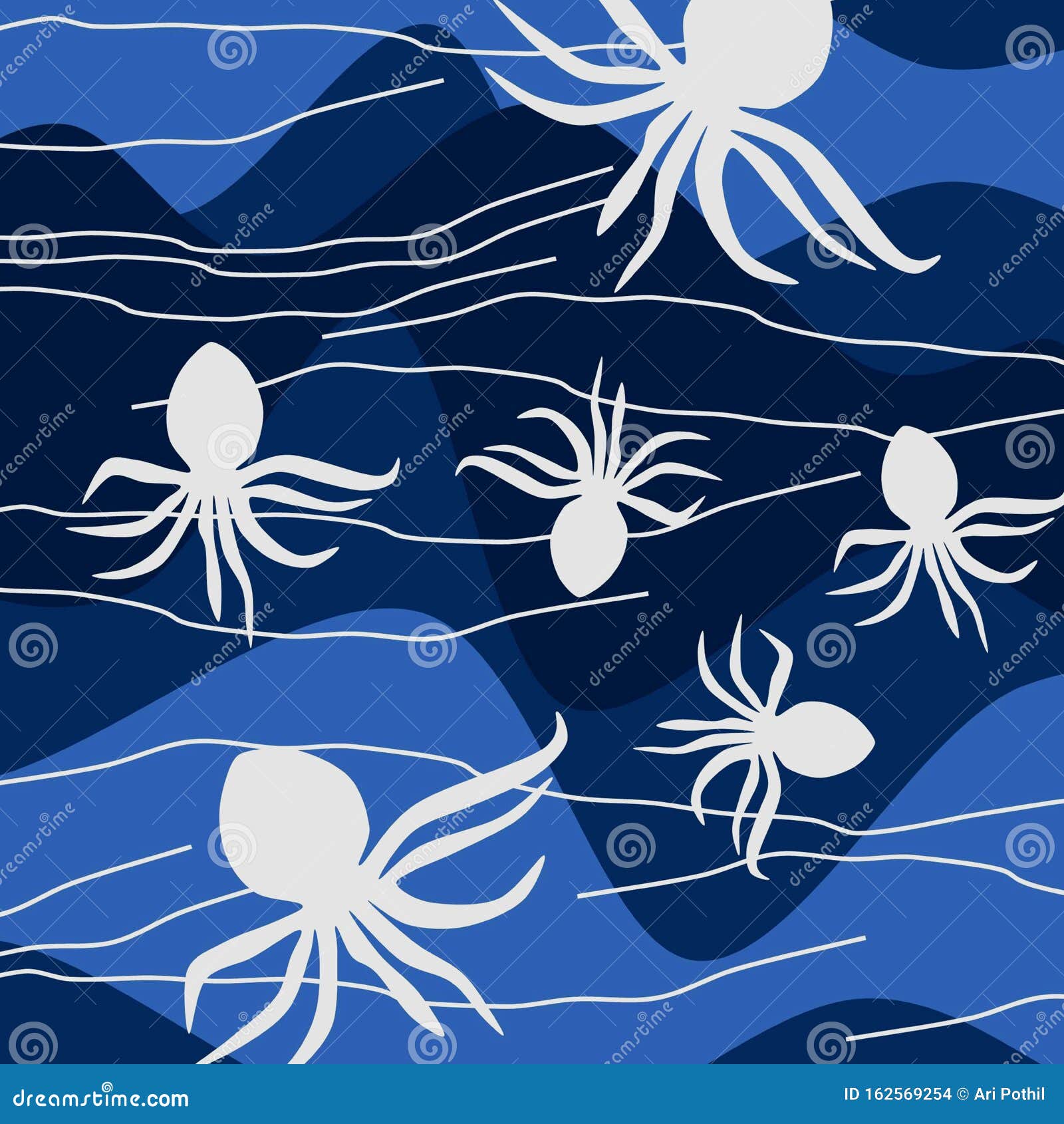 Octopus Family Happy in the Ocean Stock Illustration - Illustration of design, decoration: 162569254 Octopus Family Happy in the Ocean Stock Illustration - Illustration of design, decoration: 162569254