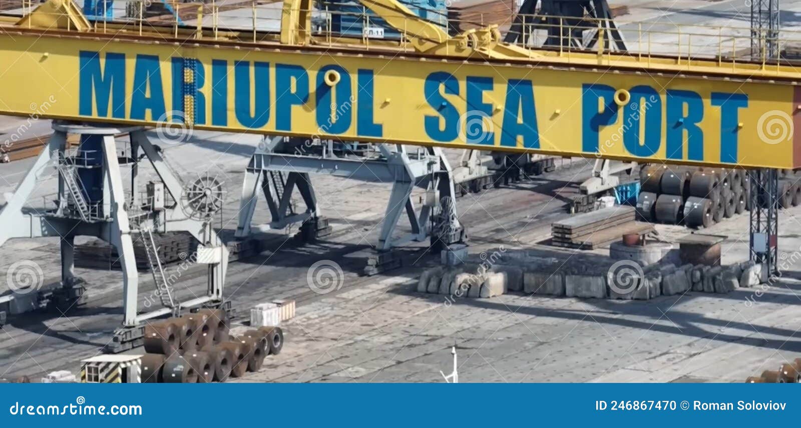 mariupol sea port, ukraine