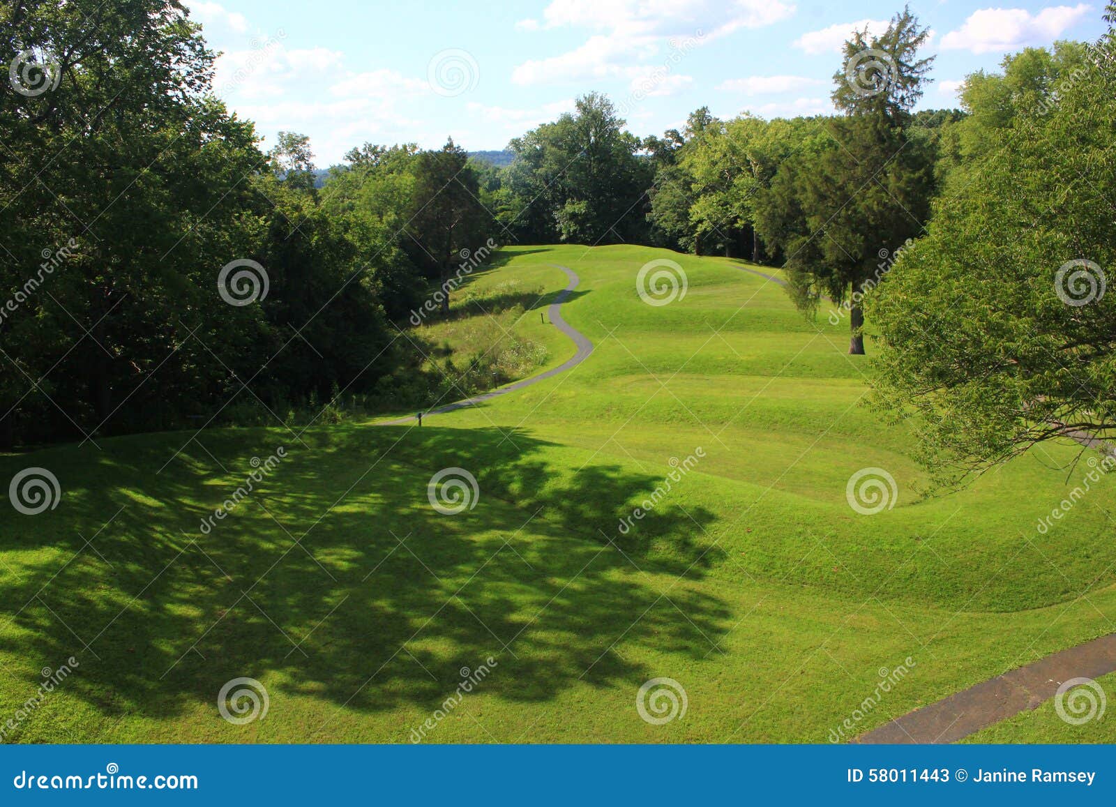 Great Serpent Mound, Peebles, Ohio Stock Image Image of peebles