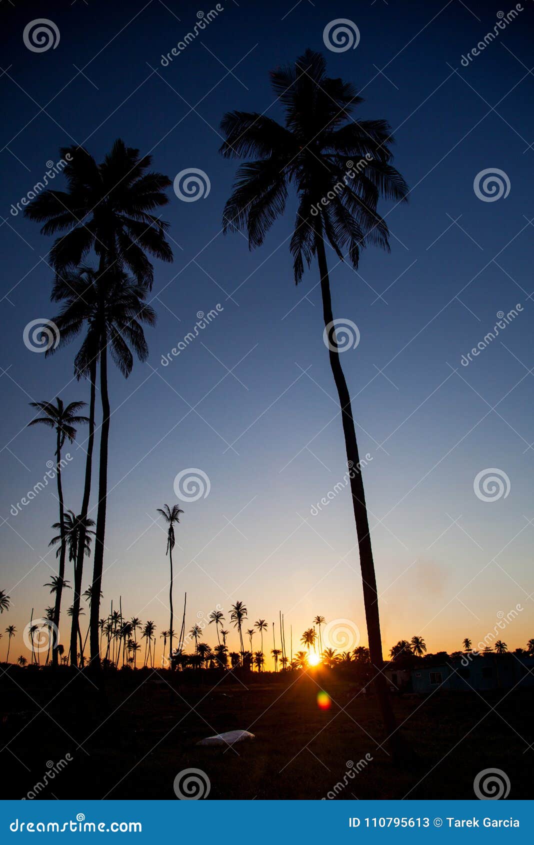 Amazing Colorful Sunset in the Island of San Andres Stock Image - Image ...