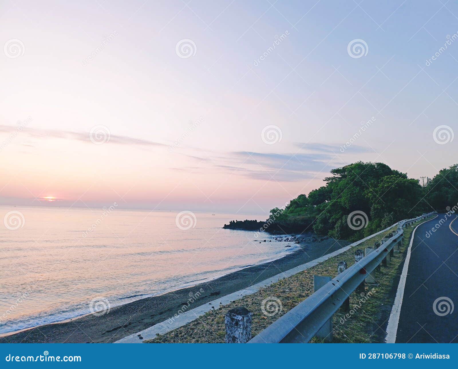 Great Sunrise in North Bali Sea Stock Photo Image of sunrise, great 287106798