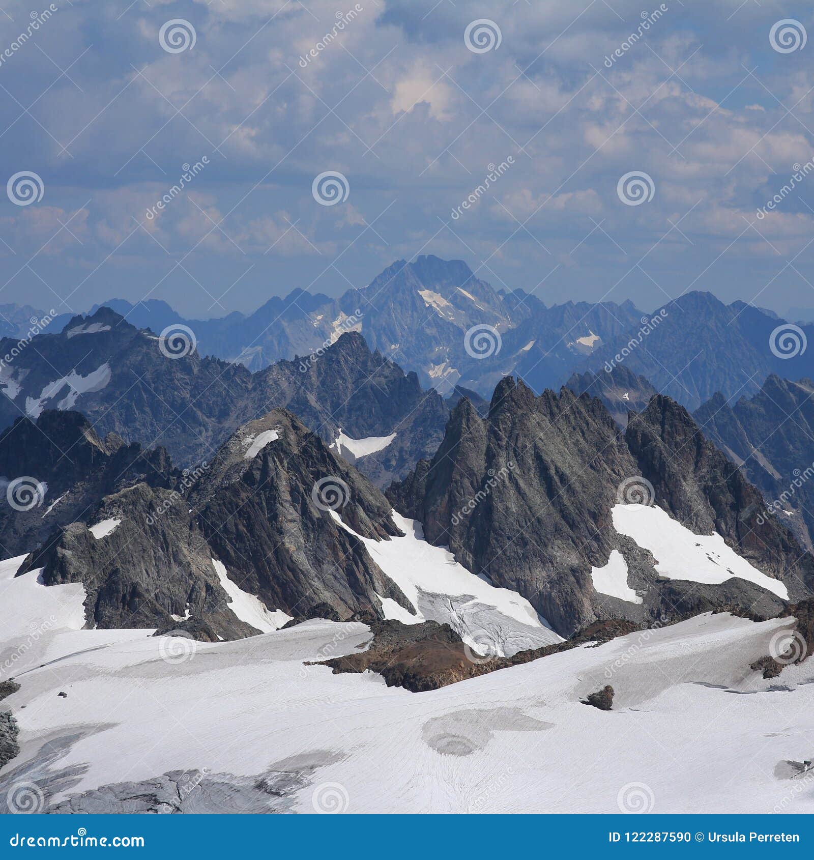 Great View From The Top Of Mt Titlis To Oberalpstock Stock Photo Images, Photos, Reviews