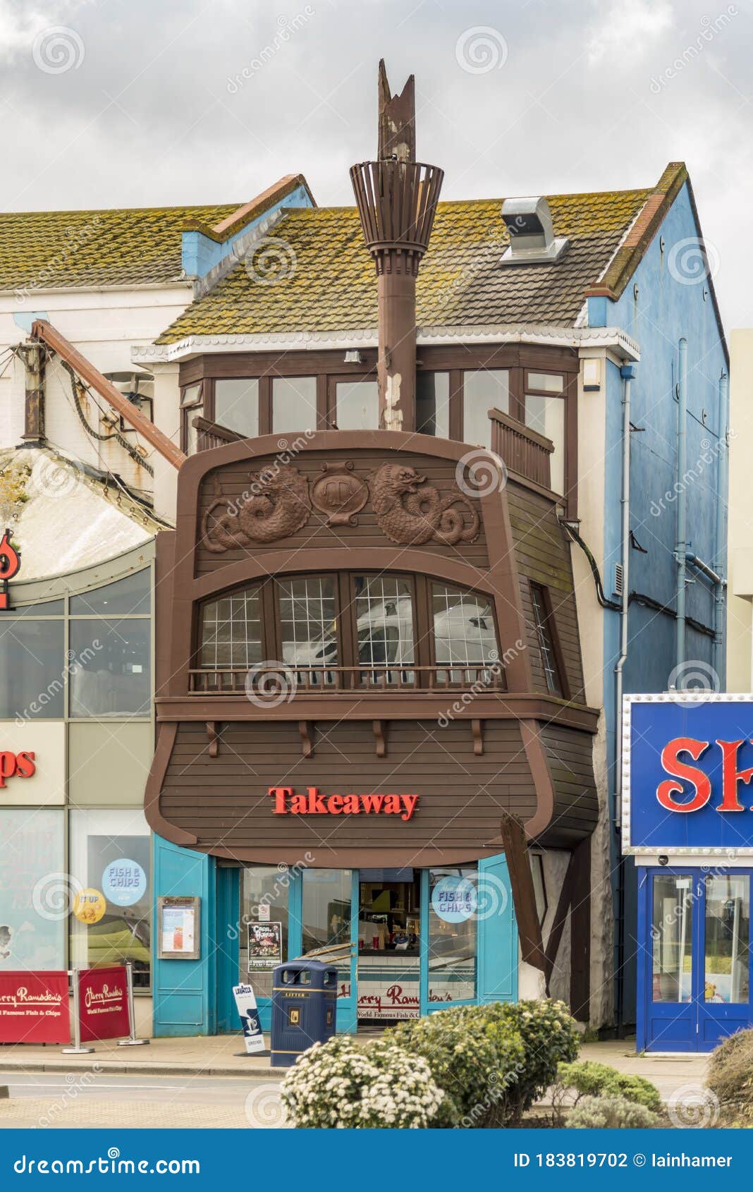 Fish and Chip Shop, Great Yarmouth Editorial Photography Image of