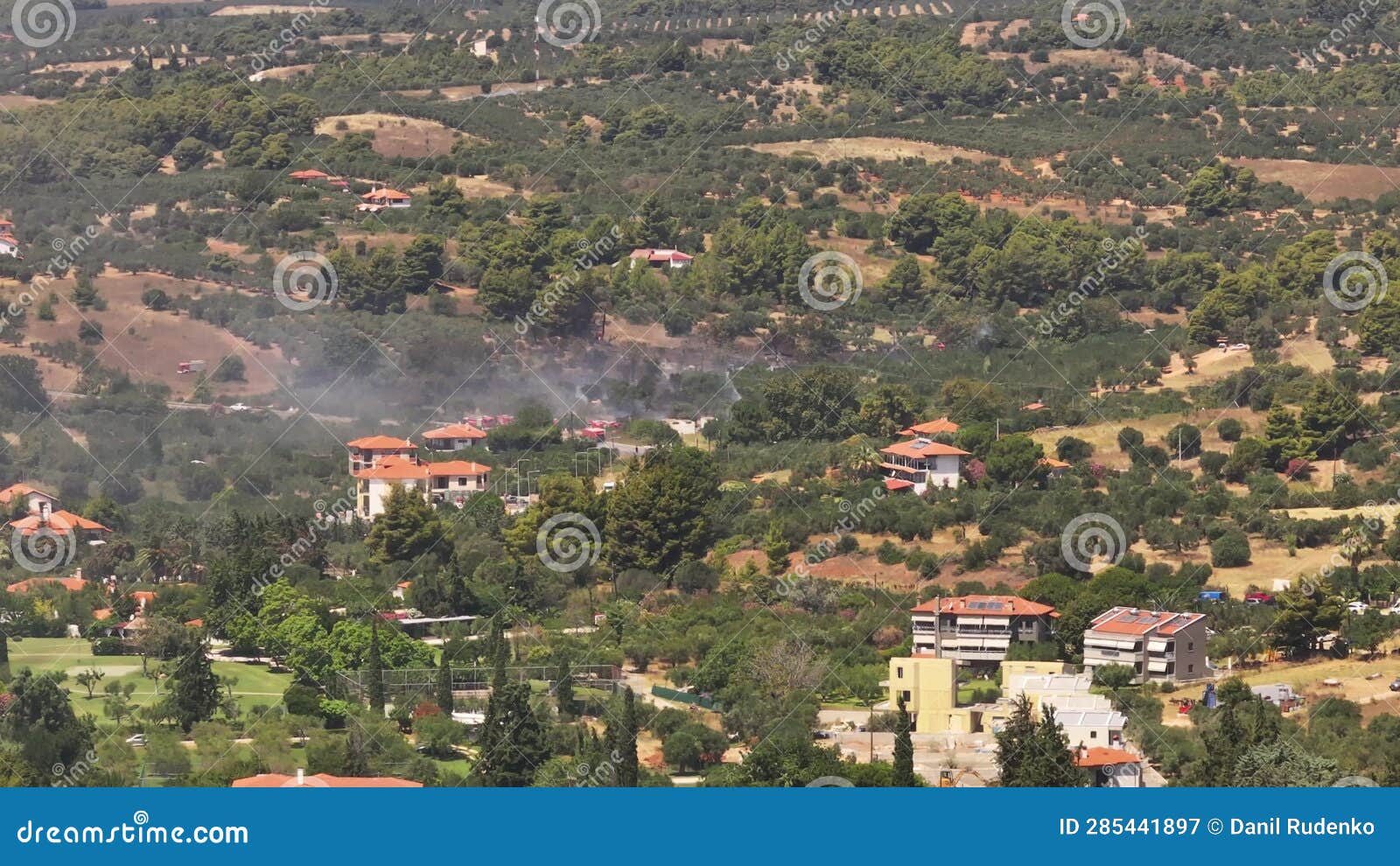 Greece in Fire 2023 07 2023 Aerial Stock Video Video of