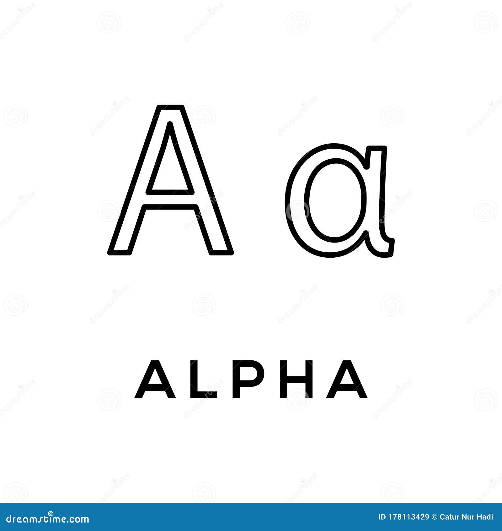 Alpha Greek Alphabet Design Trendy Stock Vector Illustration Of Ancient Font