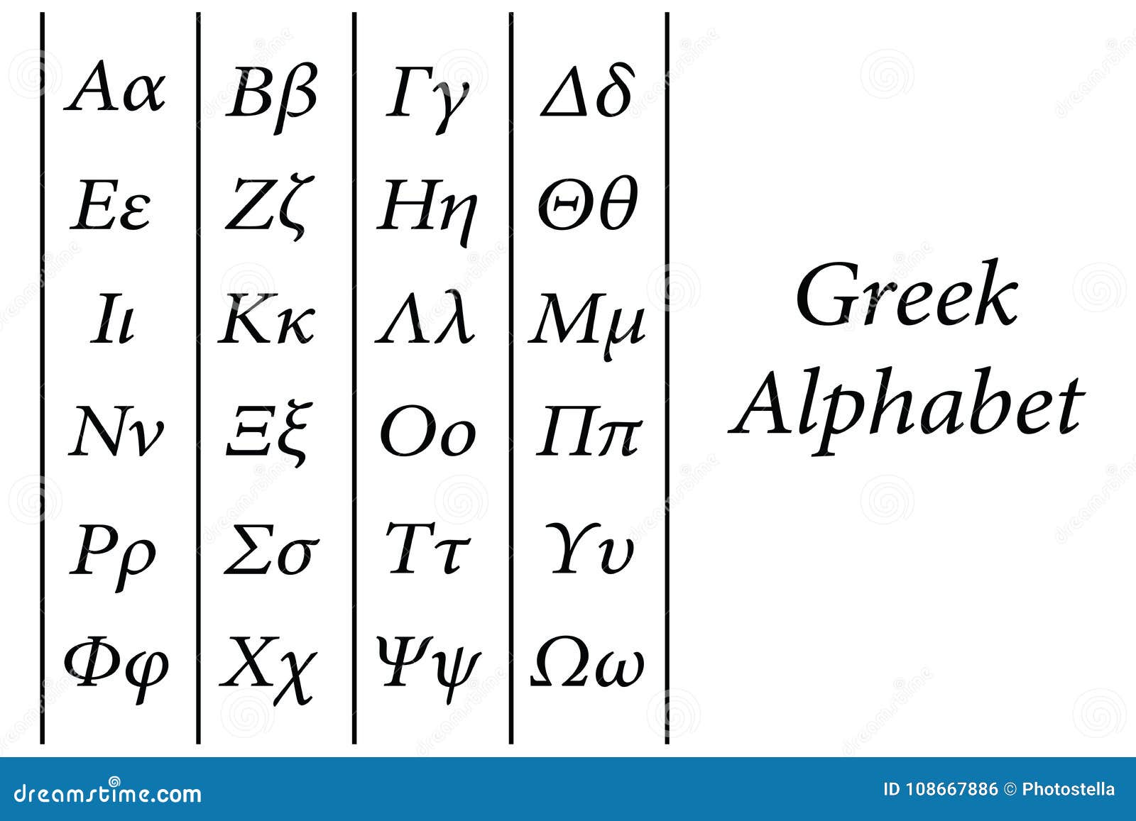 greek alphabet lower case