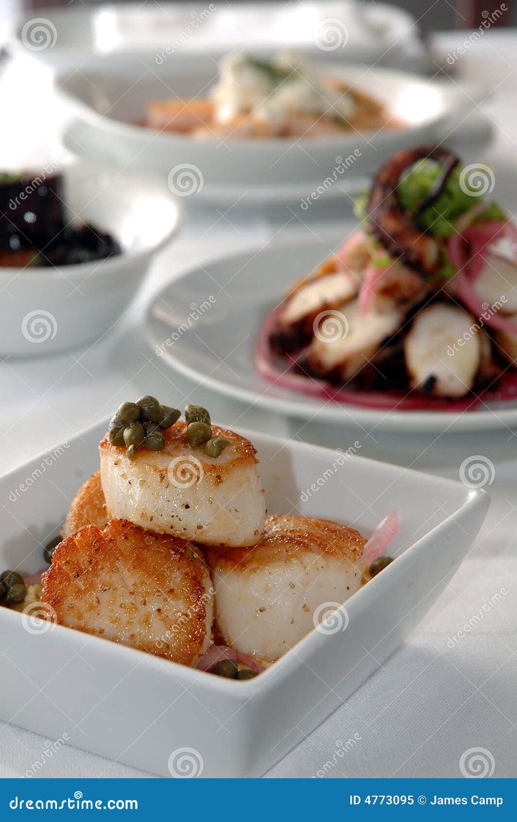 Greek appetizers stock image. Image of shrimp, dips, yogurt 4773095