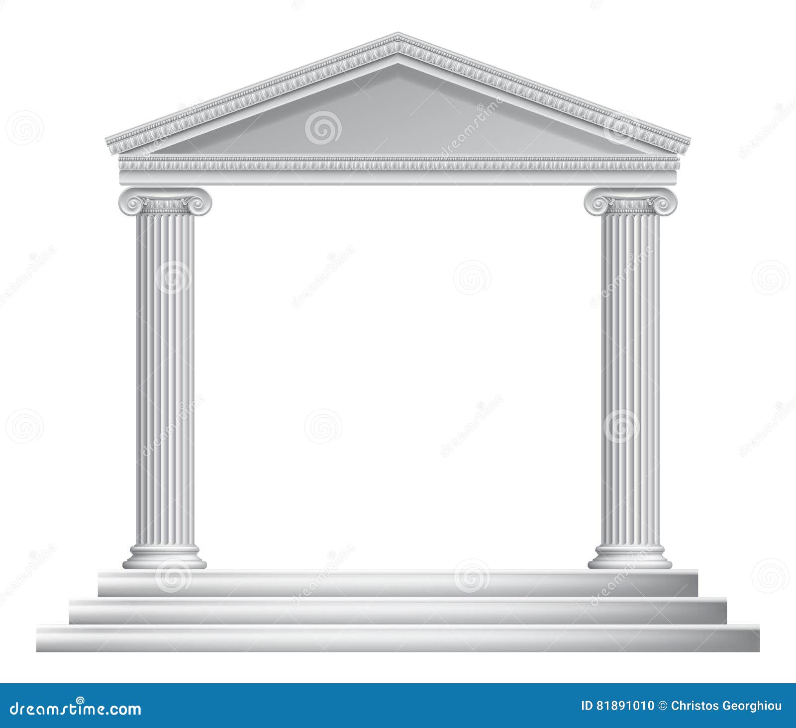 greek column temple
