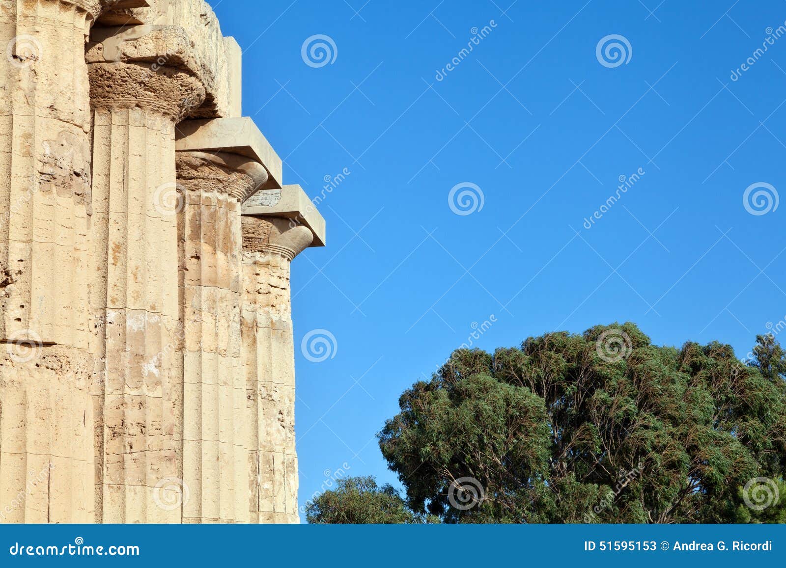 greek columns in selinunte