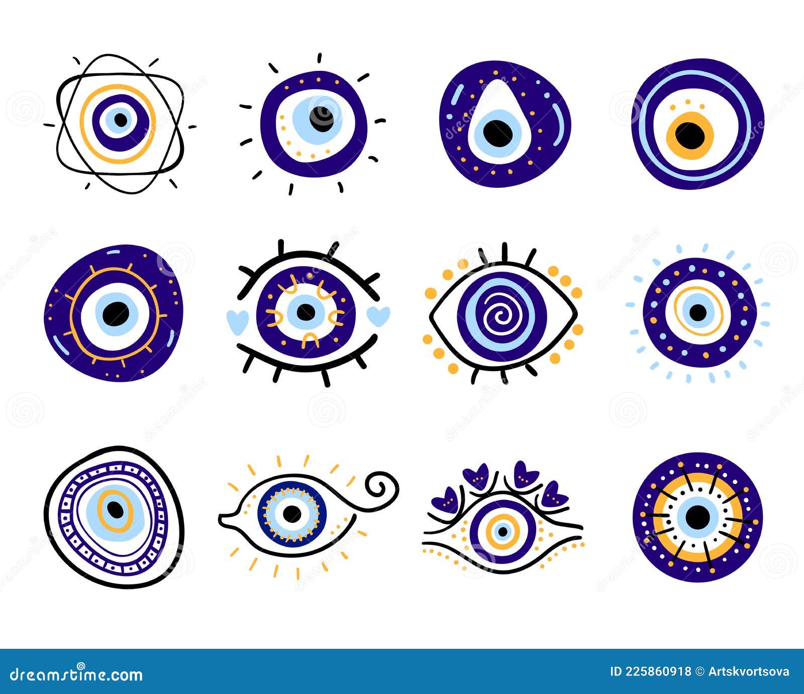 Greek Evil Eye, Symbol Of Protection. Glass Turkish Eye Nazar Boncugu ...